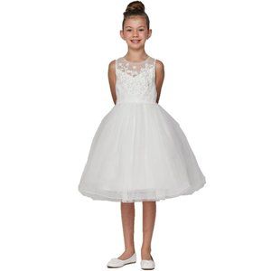 LALA&ERINA Super Elegant Sleeveless Illusion Midi Dress Multisizes 1190IV